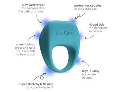 Infinity Vibračný prsteň PLUSONE Infinity Vibračný prsteň PLUSONE