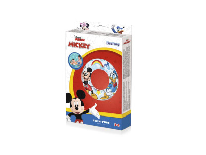 Kruh Bestway® 91004, Mickey&Friends, koleso, detský, nafukovací, koleso do vody, 56 cm