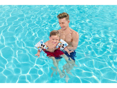 Rukávniky Bestway® 91002, Mickey&Friends, detské, nafukovacie, do vody, 23x15 cm