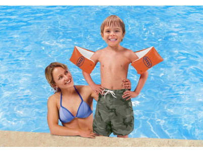 Rukávniky Intex® 58641EU, Deluxe, detské, nafukovacie, do vody, 6-12 rokov, 30x15 cm