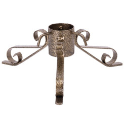 Stojan MagicHome Vianoce Blackbird, na stromček, zlatý, kovový