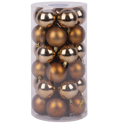 Gule MagicHome Vianoce, 30 ks, medené, mix, na vianočný stromček, 6 cm