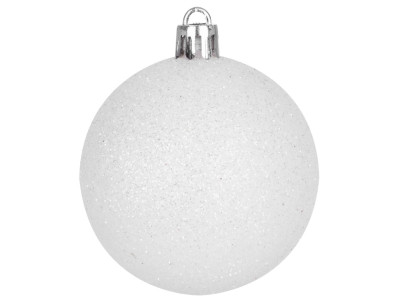 Gule MagicHome Vianoce,10 ks, biele, na vianočný stromček, 6 cm