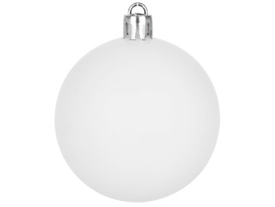 Gule MagicHome Vianoce,10 ks, biele, na vianočný stromček, 6 cm