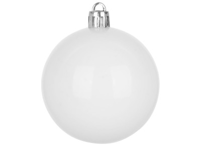 Gule MagicHome Vianoce,10 ks, biele, na vianočný stromček, 6 cm