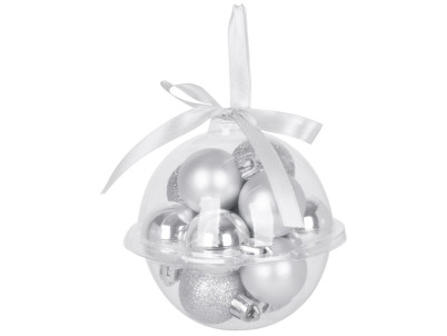 Gule MagicHome Vianoce, bal. 12 ks, 3 cm, strieborné, na vianočný stromček