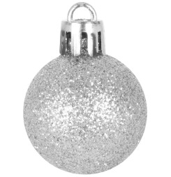 Gule MagicHome Vianoce, bal. 12 ks, 3 cm, strieborné, na vianočný stromček
