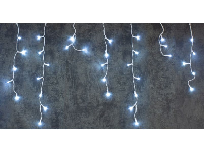 Reťaz MagicHome Vianoce MULTI CONNECT Icicle, 200 LED studená biela, cencúľová, jednoduché svietenie, 230 V, 50 Hz, IP44, bez zd