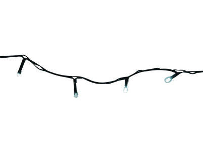 Reťaz MagicHome Vianoce CEIBO, 192 LED studená biela, 3xAA, časovač, exteriér, osvetlenie, L-14,30 m