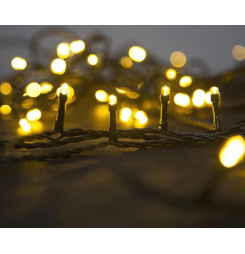 Reťaz MagicHome Vianoce Errai, 320 LED teplá biela, 8 funkcií, 230 V, 50 Hz, IP44, exteriér, napájací kábel 3 m, osvetlenie, L-1