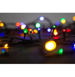 Reťaz MagicHome Vianoce MULTI CONNECT Star line, 120 LED multicolor, jednoduché svietenie, 230 V, 50 Hz, IP44, bez zdroja, exter