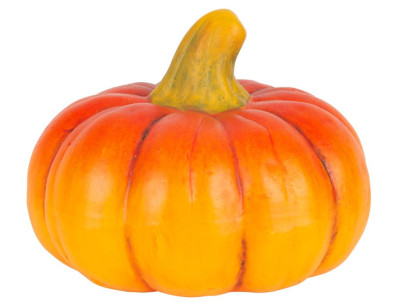 Dekorácia MagicHome Nature, Tekvica, terakota, 13,80x13,80x11 cm