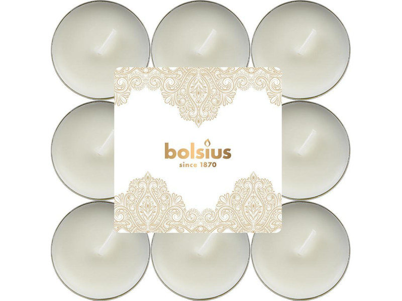 Sviečky Bolsius Scented Golden Lace/vanilla, čajové, vonná, Vianoce, bal. 18 ks