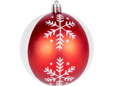 Gule MagicHome Vianoce, 14 ks, červeno-biele, s dekoráciou, na vianočný stromček, 8 cm, Sellbox 24 túb Gule MagicHome Vianoce, 14 ks, červeno-biele, s dekoráciou, na vianočný stromček, 8 cm, Sellbox 24 túb