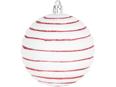 Gule MagicHome Vianoce, 14 ks, červeno-biele, s dekoráciou, na vianočný stromček, 8 cm, Sellbox 24 túb Gule MagicHome Vianoce, 14 ks, červeno-biele, s dekoráciou, na vianočný stromček, 8 cm, Sellbox 24 túb