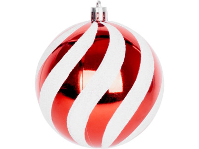 Gule MagicHome Vianoce, 14 ks, červeno-biele, s dekoráciou, na vianočný stromček, 8 cm, Sellbox 24 túb Gule MagicHome Vianoce, 14 ks, červeno-biele, s dekoráciou, na vianočný stromček, 8 cm, Sellbox 24 túb