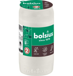 Náplň Bolsius, 40 h, 110 g, 48x95 mm, do kahanca, biela, olej