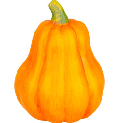 Dekorácia MagicHome Nature, Tekvica, oranžová, terakota, 7,5x7,5x10 cm