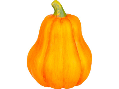 Dekorácia MagicHome Nature, Tekvica, oranžová, terakota, 7,5x7,5x10 cm