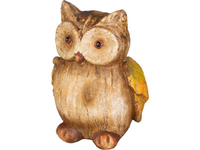 Dekorácia MagicHome Nature, Sova, polyresin, 7,8x6,8x10 cm Dekorácia MagicHome Nature, Sova, polyresin, 7,8x6,8x10 cm