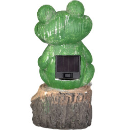 Dekorácia Strend Pro Garden, žaba, solárna, 2xLED, 9,5x9x19 cm