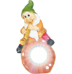 Dekorácia Strend Pro Garden, trpaslík, solárna, 3xLED, 12x11x22 cm