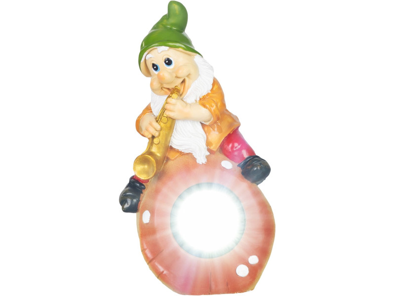 Dekorácia Strend Pro Garden, trpaslík, solárna, 3xLED, 12x11x22 cm