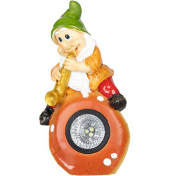 Dekorácia Strend Pro Garden, trpaslík, solárna, 3xLED, 12x11x22 cm