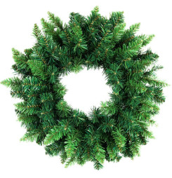 Veniec MagicHome Vianoce, prírodný, 45 cm, 160 vetiev, EXTRA HUSTÝ