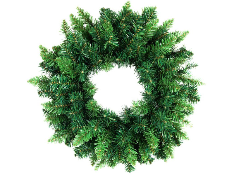 Veniec MagicHome Vianoce, prírodný, 45 cm, 160 vetiev, EXTRA HUSTÝ