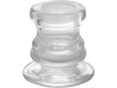 Stojan na sviečku MagicHome Vianoce, sklo, 5,5x5,5 cm