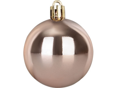 Gule MagicHome Vianoce, 20 ks, ružové zlato, na vianočný stromček, 5 cm