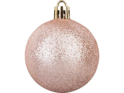 Gule MagicHome Vianoce, 20 ks, ružové zlato, na vianočný stromček, 5 cm