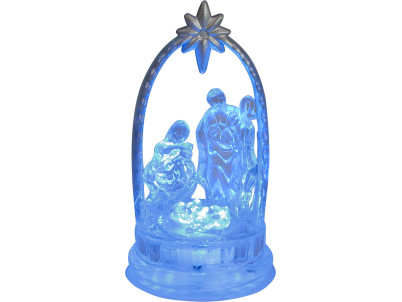 Dekorácia MagicHome Vianoce, Betlehem, meniaci farby, LED, akryl, Sellbox 12 ks