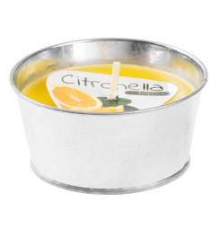Sviečka Citronella CB146, repelentná, vedro, 130 g, 120x60 mm