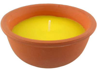 Sviečka Citronella, repelentná, terakota, 220 g, 60x150 mm Sviečka Citronella, repelentná, terakota, 220 g, 60x150 mm