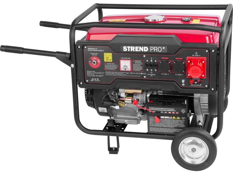 Elektrocentrála Strend Pro KM8000-A, 6,5/6.0 kW, s elektr. štartovaním, benzínová