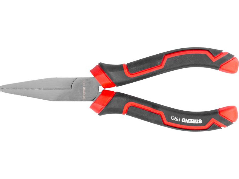 Kliešte Strend Pro Premium ComfortGrip DL414, 160 mm, s plochým nosom Kliešte Strend Pro Premium ComfortGrip DL414, 160 mm, s plochým nosom