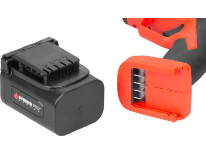 Viazač Strend Pro Profesional, na viazanie, na vinič/hrozno, LCD displej, aku