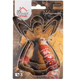 Vykrajovačka MagicHome Vianoce, na pečenie, anjel, formička, 3 ks