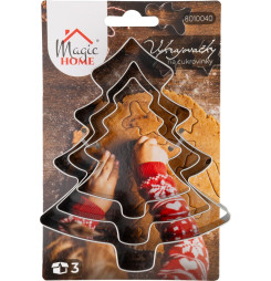 Vykrajovačka MagicHome Vianoce, na pečenie, stromček, formička, 3 ks