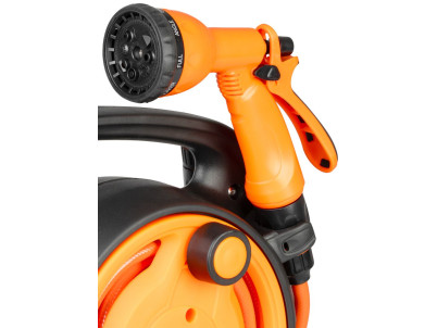 Navíjač Strend Pro Garden, so záhradnou hadicou, pištoľ, 10m, 5/16"