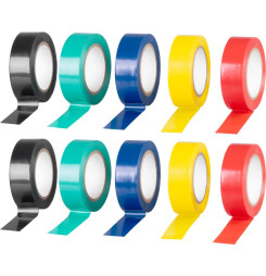 Páska Strend Pro, 19 mm, L-10 m, PVC, max. 80°C, 600V, izolačná, rôzne farby, lepiaca, bal. 10 ks