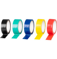Páska Strend Pro, 19 mm, L-5 m, PVC, max. 80°C, 600V, izolačná, rôzne farby, lepiaca, bal. 5 ks