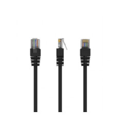 GEMBIRD Patch kábel UTP 0.25m čierny