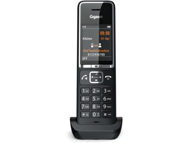 Gigaset Comfort 550HX, Telefónna rúčka