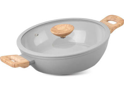 Hrniec MagicHome Harmony, plytký, so sklenenou pokrievkou, 26 cm Hrniec MagicHome Harmony, plytký, so sklenenou pokrievkou, 26 cm