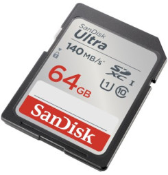 SanDisk Ultra SDXC 64 GB 140 MB/s Class 10 UHS-I