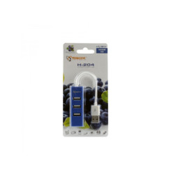 SBOX H-204BL blue USB 2.0 port 4x