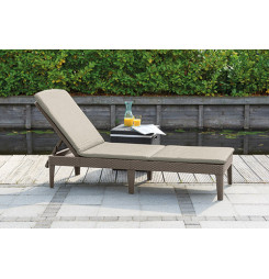 Lehátko Keter Jaipur cappuccino s polstrom